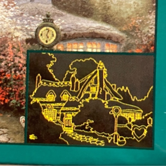 Ceaco Thomas Kinkade 1000 PC Puzzle Sweetheart Cottage Glow in the Dark SEALED - Picture 8 of 10